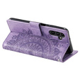 Etui z klapką do Samsung Galaxy A55 5G, Mandala, fioletowe