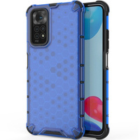 Etui Honeycomb do Xiaomi Redmi Note 11/11S, Niebieskie