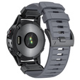 Pasek Silikonowy QuickFit do Garmin Fenix 26mm, Szary