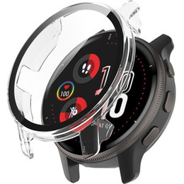 2w1 Etui + Szkło Hartowane do Garmin Venu 2 Plus, Przezroczyste