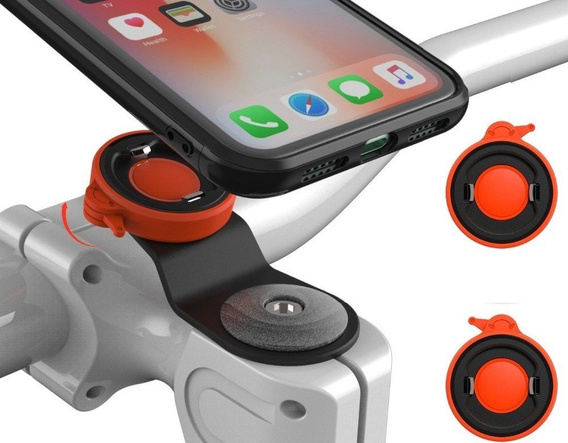 Uchwyt rowerowy na kierownicę + etui ochronne do iPhone 11 (6.1") – mocowanie z systemem blokady