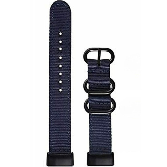 Pasek Nylonowy QuickFit 20mm do Garmin Fenix 5S/6S/7S/8 43mm, Granatowy