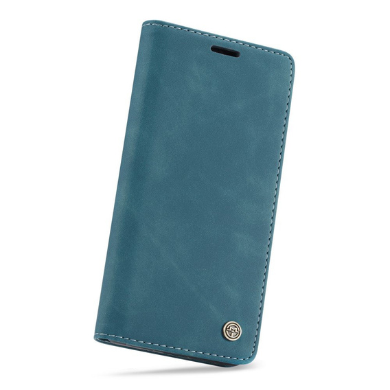 Etui CASEME do Huawei P30 Lite, Leather Wallet Case, niebieskie