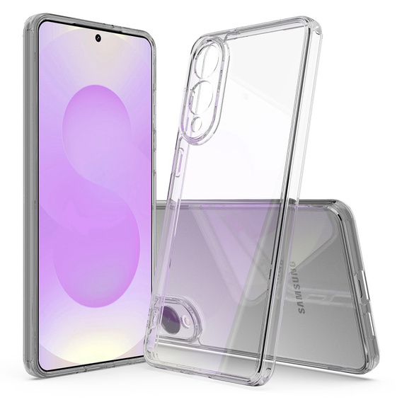 Etui do Samsung Galaxy S25 Edge, Fusion Hybrid, przezroczyste