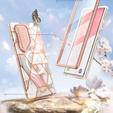 Etui Supcase do Samsung Galaxy S24 Ultra, Cosmo Marble Magsafe, Różowe (Bez folii)