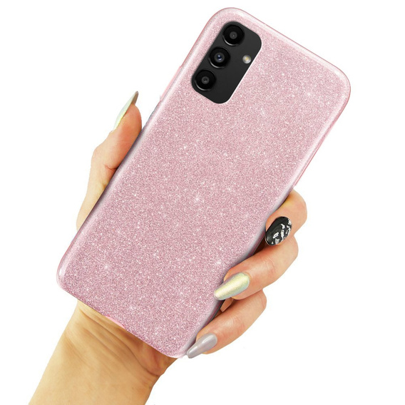 Etui Glitter Case do Samsung Galaxy A04S / A13 5G, Pink