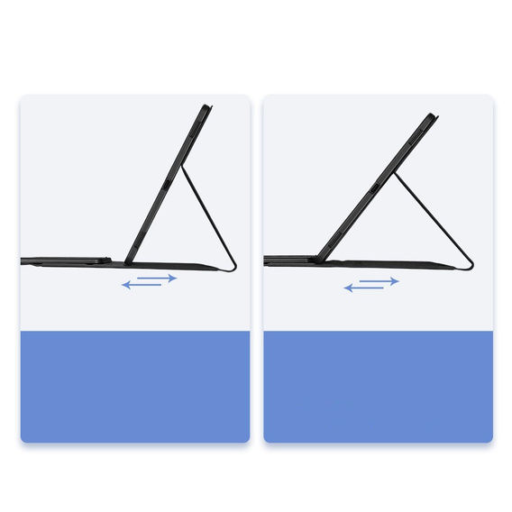Etui z klawiaturą do Samsung Galaxy Tab S8 Ultra, Dux Ducis Magnetic, czarne