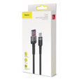 Baseus kabel Cafule HW QC 1 m 40 W USB-A na USB-C - Szaro-Czarny