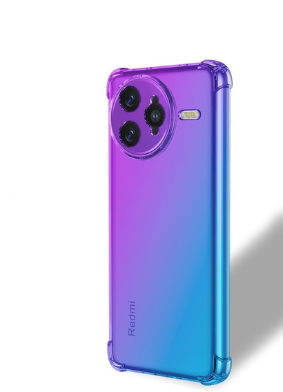 Etui Gradient Dropproof do Xiaomi Poco F7 Ultra, Fioletowe / niebieskie