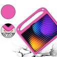 Etui dla dzieci do Xiaomi Pad 7 / 7 Pro, z uchwytem, różowe