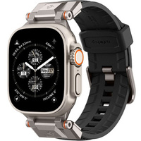 Pasek SPIGEN do Apple Watch 1/2/3/4/5/6/7/8/9/SE/Ultra/Ultra 2 42/44/45/49MM, Durapro Armor, Czarny