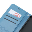 Etui z klapką do Xiaomi Poco F6 Pro, Butterfly, niebieskie