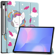 Etui z nadrukiem do Samsung Galaxy Tab S10 FE+ Plus – styl i ochrona w jednym - jednorożec