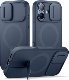 Etui do iPhone 17, Suritch Shockproof, do MagSafe – niebieskie