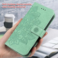 Etui z klapką do Xiaomi Redmi Note 12 4G, Mandala, zielone