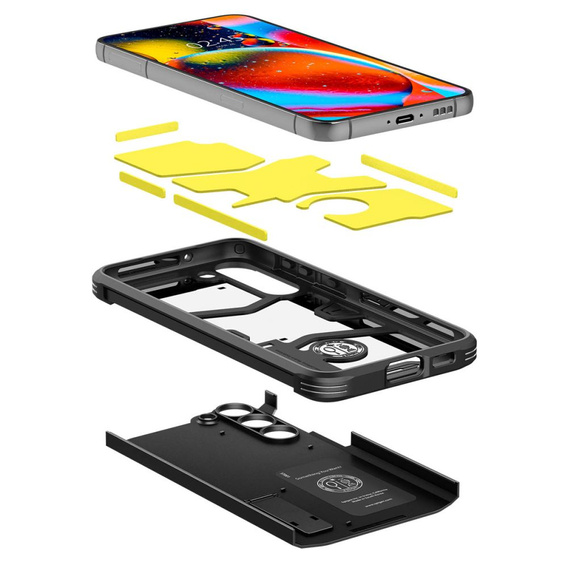 OUTLET Etui Spigen do Samsung Galaxy S23+ Plus, Tough Armor, Czarne