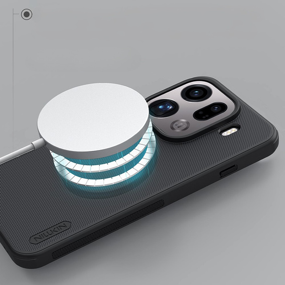 Etui Nillkin Frosted Shield Pro MagSafe do Oppo Find X9 Pro – czarne