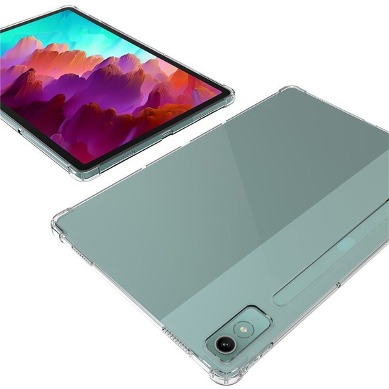 Etui do Lenovo Tab P12, Silikonowe, przezroczyste