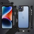 Etui do iPhone 15, ERBORD Impact Guard, czarne