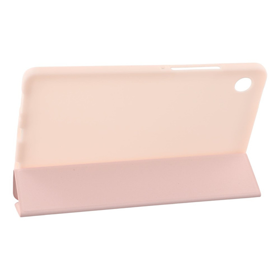 Etui z klapką do Samsung Galaxy Tab A9+/A11+, Tri-fold, różowe