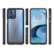 Etui do Motorola Moto G14, Fusion Hybrid, przezroczyste / czarne