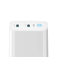 Zestaw Ładowarka Sieciowa 65W GaN 2x USB-C, biała + Nylonowy Kabel USB-C 1M