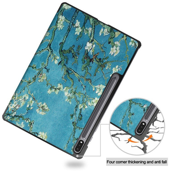 Etui do Samsung Galaxy Tab S9 Plus, Smartcase, sakura