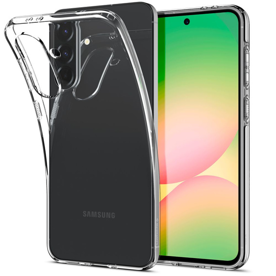 Etui Spigen do Galaxy A56 5G, Liquid Crystal, przezroczyste + Szkło hartowane 9h
