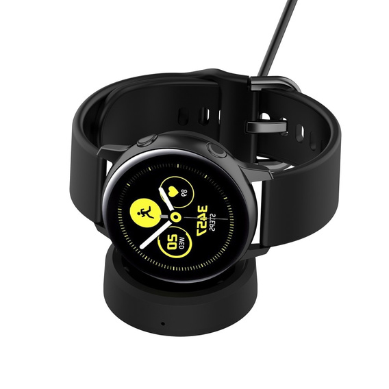 Ładowarka, Stacja dokująca do Samsung Galaxy Watch 3/4/5/Active, Czarna