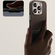 Etui BENKS Kevlar do iPhone 16 Pro, Magnetic Armor Pro Prestige Kevlar 600D Y065, do MagSafe, aktywny przycisk – brązowe