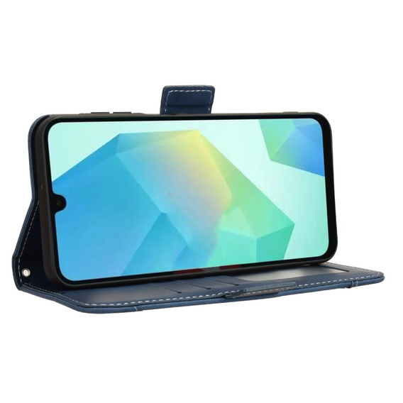 Etui z klapką do Samsung Galaxy A16 / A16 5G, Card Slot, granatowe