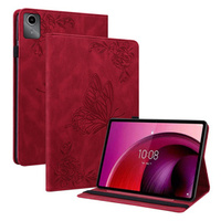 Etui do Lenovo Tab M11, Butterfly, czerwone