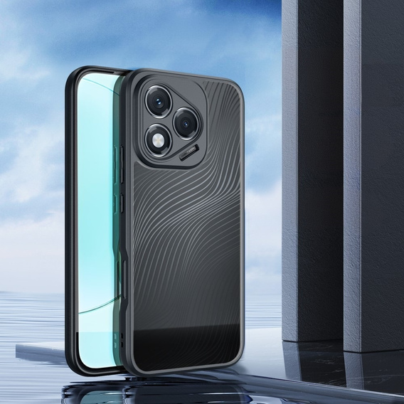 Etui Dux Ducis Aimo Series do Honor 400 Lite, matowa ochrona - przezroczyste / czarne