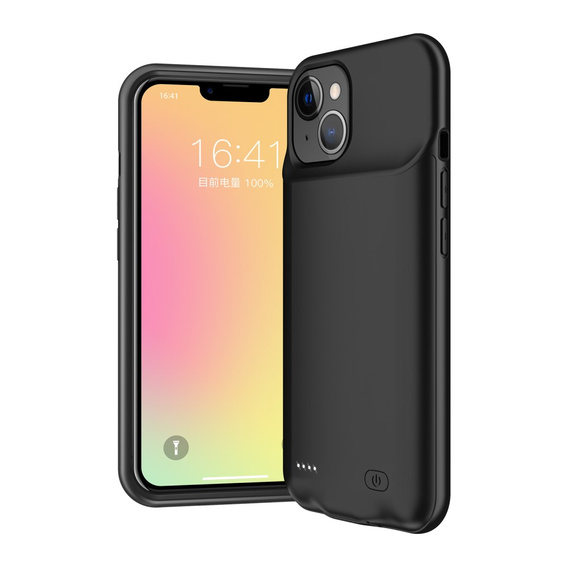 Etui z Baterią 6000mAh do iPhone 13 Mini, Czarne