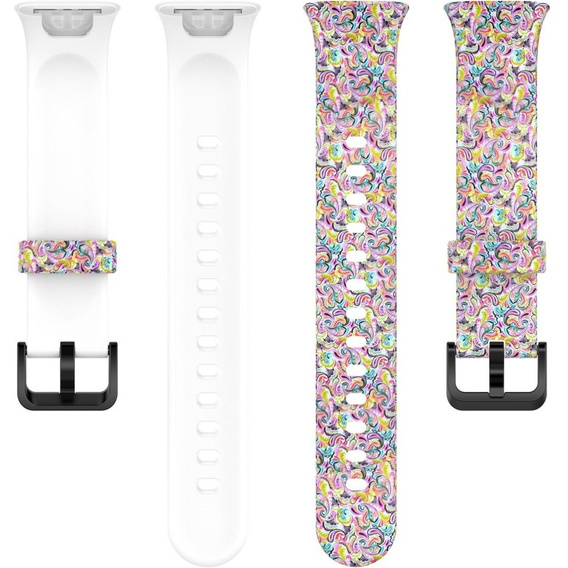 Pasek Silikonowy do Xiaomi Mi Band 7 Pro, Kolorowe wzory