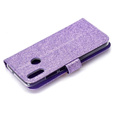 Etui z klapką do Huawei P Smart 2019 / Honor 10 Lite, Glitter Mirror Wallet, fioletowe