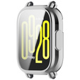 2w1 Etui z Osłoną na ekran do Xiaomi Redmi Watch 5 Active, Srebrne