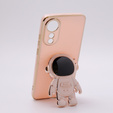 Etui do Oppo A78 4G, Astronaut, różowe rose gold