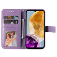 Etui z klapką do Samsung Galaxy M15 5G, Mandala, fioletowe