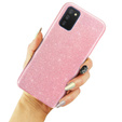 Etui Glitter Case do Samsung Galaxy A03s, Pink