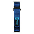 Pasek Nylonowy ERBORD MP84 do Apple Watch 1/2/3/4/5/6/7/8/9/10/11/SE Ultra 1/2/3 42/44/45/46/49mm, Niebieski