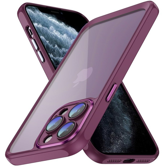 Etui do iPhone 11 Pro Max, ERBORD Impact Guard, bordowe