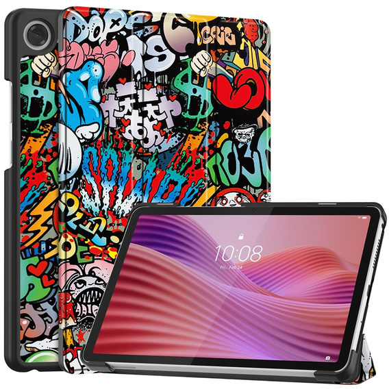 Etui do Lenovo Tab One 8,7", Smartcase, Graffiti