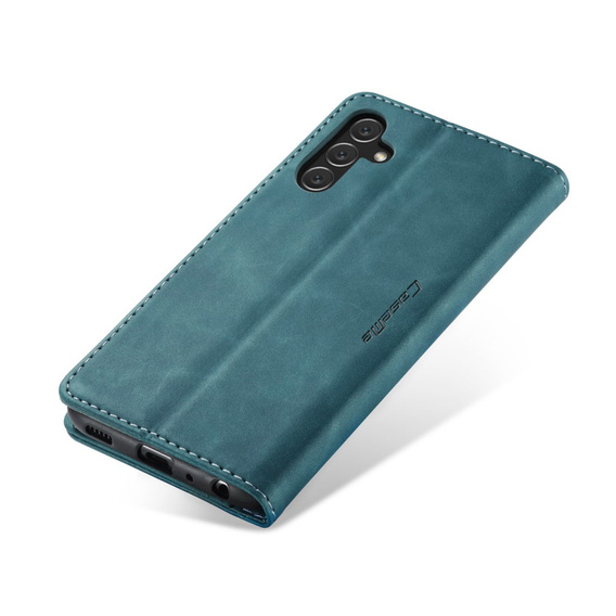 Etui CASEME do Samsung Galaxy A04S / A13 5G, Leather Wallet Case, zielone