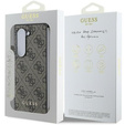 Etui GUESS do Samsung Galaxy ZFold 6, 4G Charms Collection Hardcase, brązowe