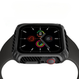 Etui Ochronne TPU do Apple Watch 7/8/9 41mm, Czarne