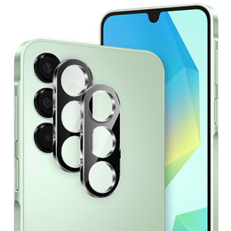 2x Szkło hartowane na aparat ERBORD do Samsung Galaxy A16 / A16 5G, czarne