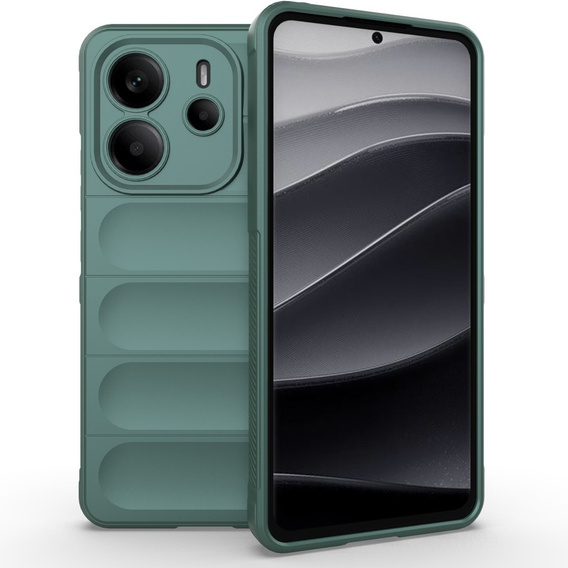 Etui do Xiaomi Redmi Note 14 4G, Gaming Shockproof, zielone