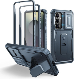 Etui pancerne do Samsung Galaxy S26 Plus, Dexnor Full Body (Two Frames), niebieskie