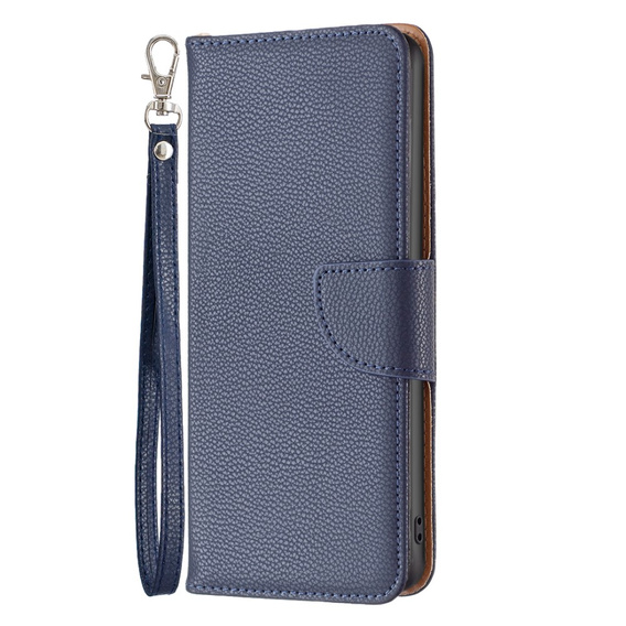 Etui z klapką do Nokia G11 / G21, Litchi Wallet Case, niebieskie